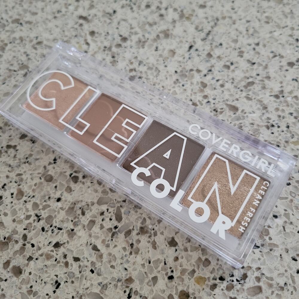 NEW COVERGIRL Clean Color GOLDEN TOFFEE 262 Neutral Quad EyeShadow Pallete